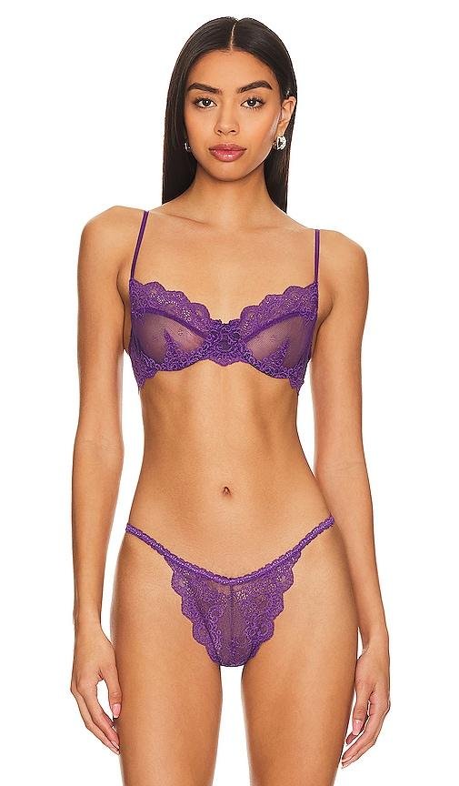 Only Hearts So Fine Lace Underwire Bra in Purple by ONLY HEARTS