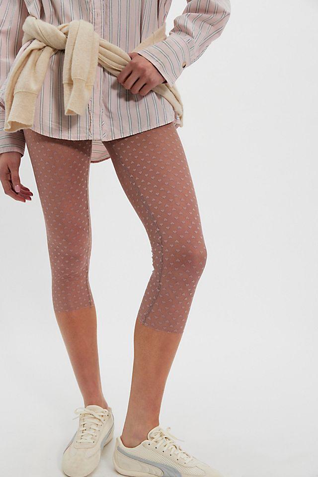 Only Hearts Cou Cou Lola Love Shop Cropped Tights by ONLY HEARTS | FREE PEOPLE