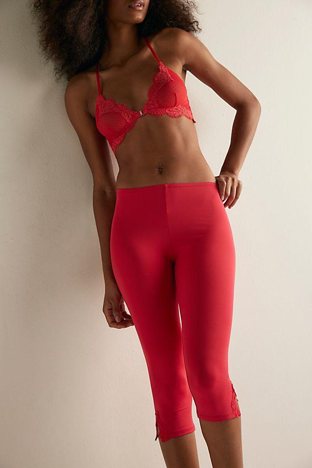 Only Hearts Delicious With Lace Capris by ONLY HEARTS | FREE PEOPLE
