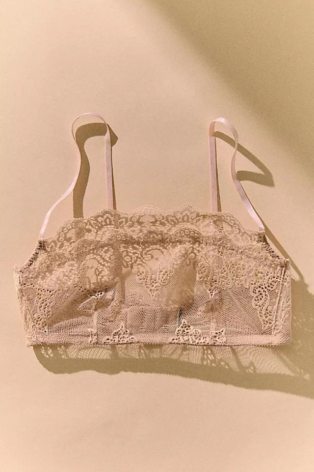 So Fine Scallop Lace Bralette by ONLY HEARTS | FREE PEOPLE
