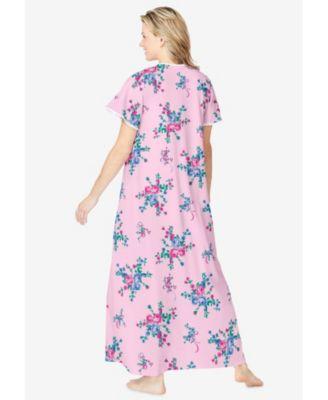 Only Necessities Women's Long Pintuck Knit Gown by ONLY NECCESSITIES Only Necessities Women's Long Pintuck Knit Gown by ONLY NECCESSITIES