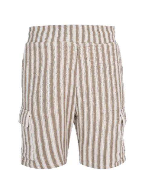 striped cargo shorts by ONLY THE BLIND