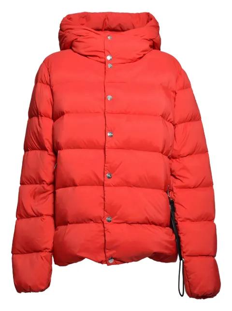 hoodied puffer jacket by OOSY