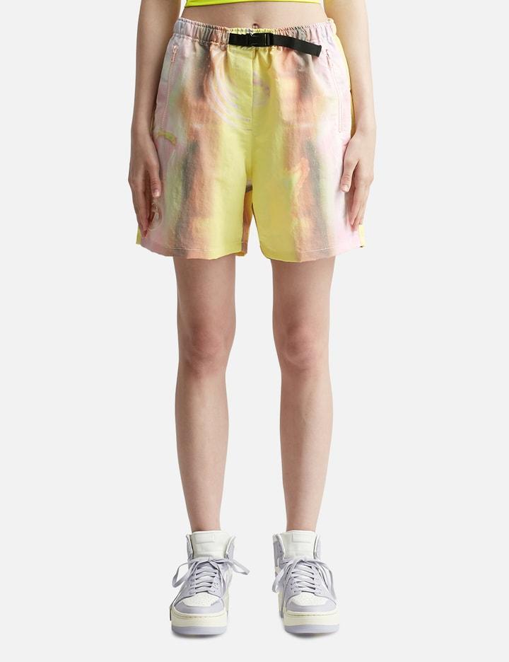Abstract Beach Shorts by OPEN YY