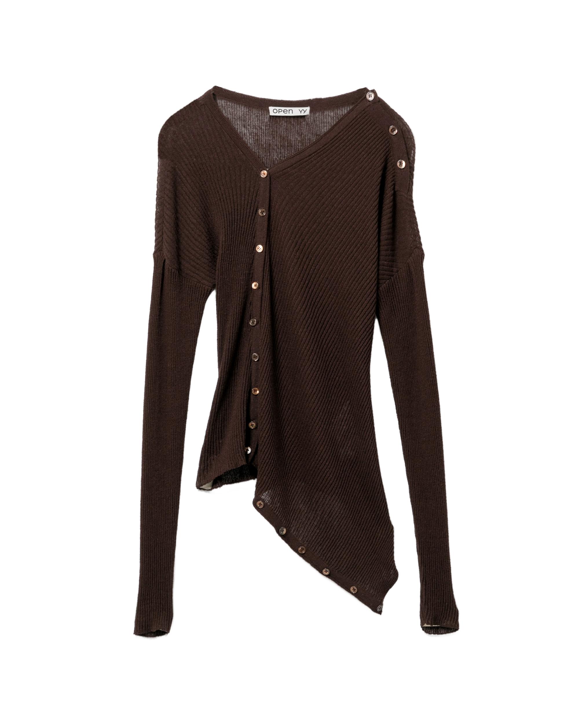 Asymmetric cardigan by OPEN YY
