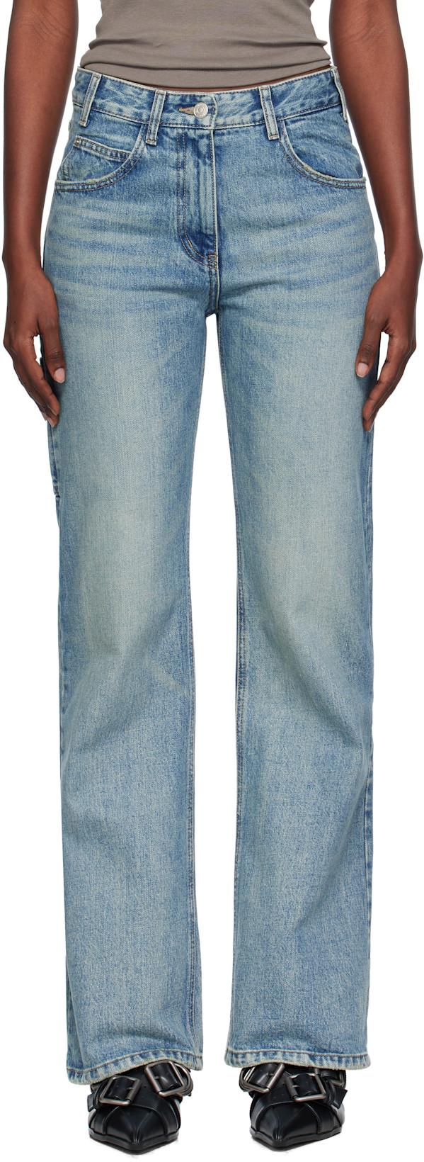 Blue Trucker Jeans by OPEN YY