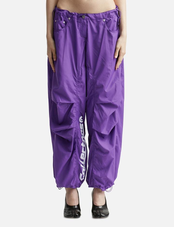 LETTERING PARACHUTE PANTS by OPEN YY