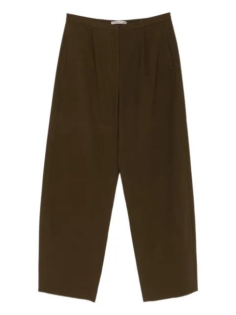 Volume Tuck pleated trousers by OPEN YY