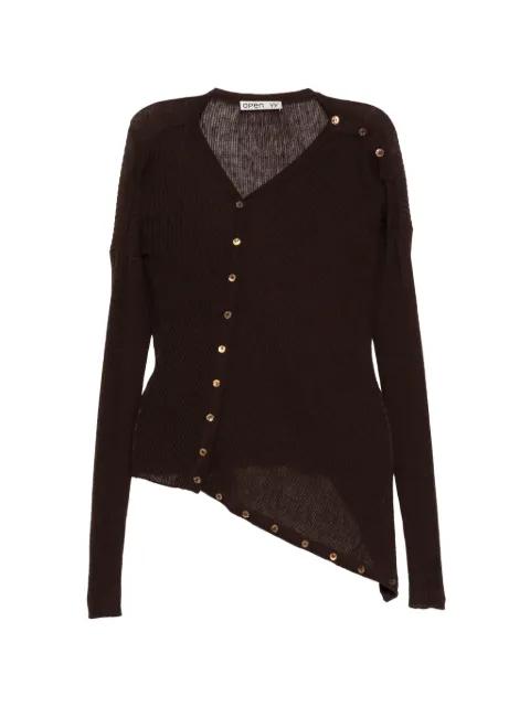 convertible draped cardigan by OPEN YY