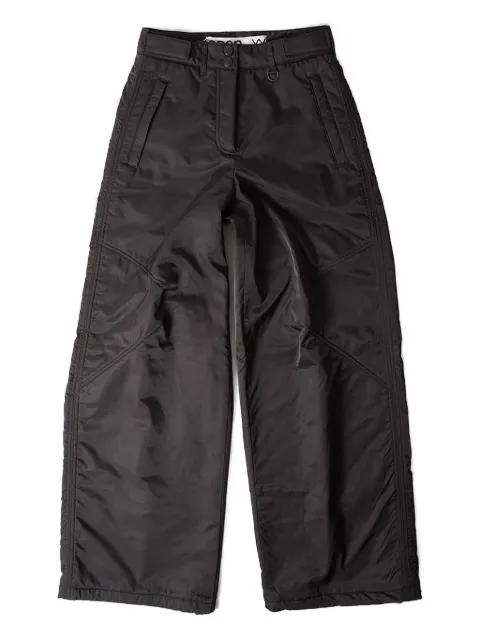 drawstring-hem wide-leg trousers by OPEN YY