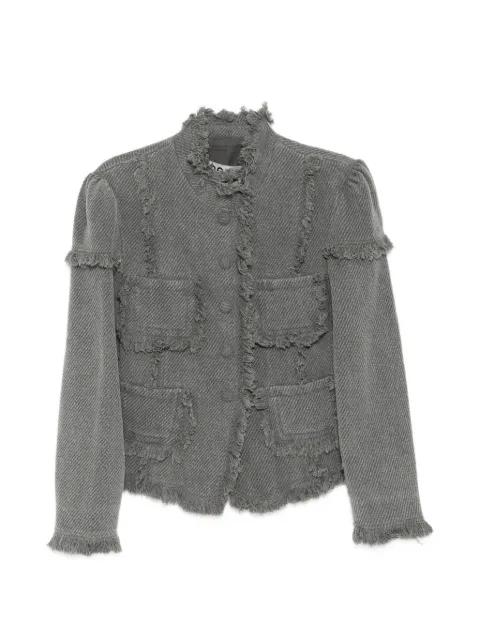 frayed jacket by OPEN YY