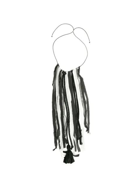 fringed necklace by OPEN YY