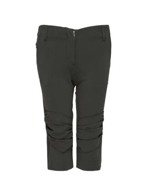 gathered-detail shorts by OPEN YY