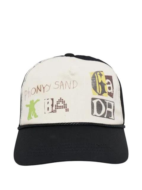 mesh-panel baseball cap by OPEN YY