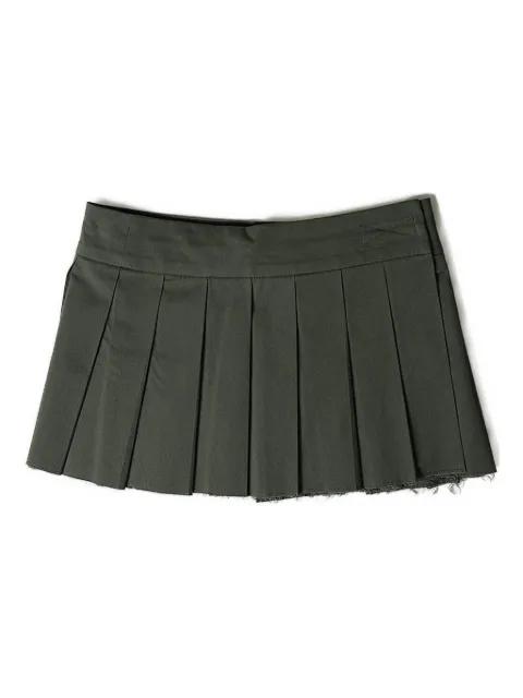 pleated mini skirt by OPEN YY