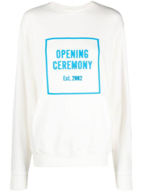 3D box logo relaxed sweatshirt by OPENING CEREMONY