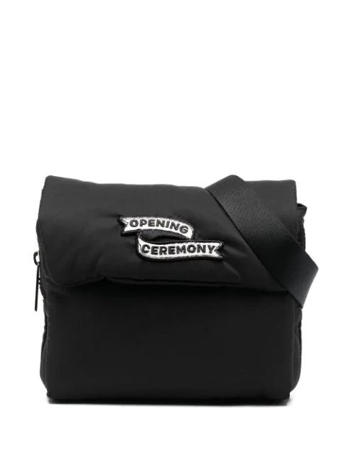 Flag logo-patch camera bag by OPENING CEREMONY
