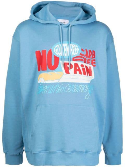 No Pain graphic-print hoodie by OPENING CEREMONY