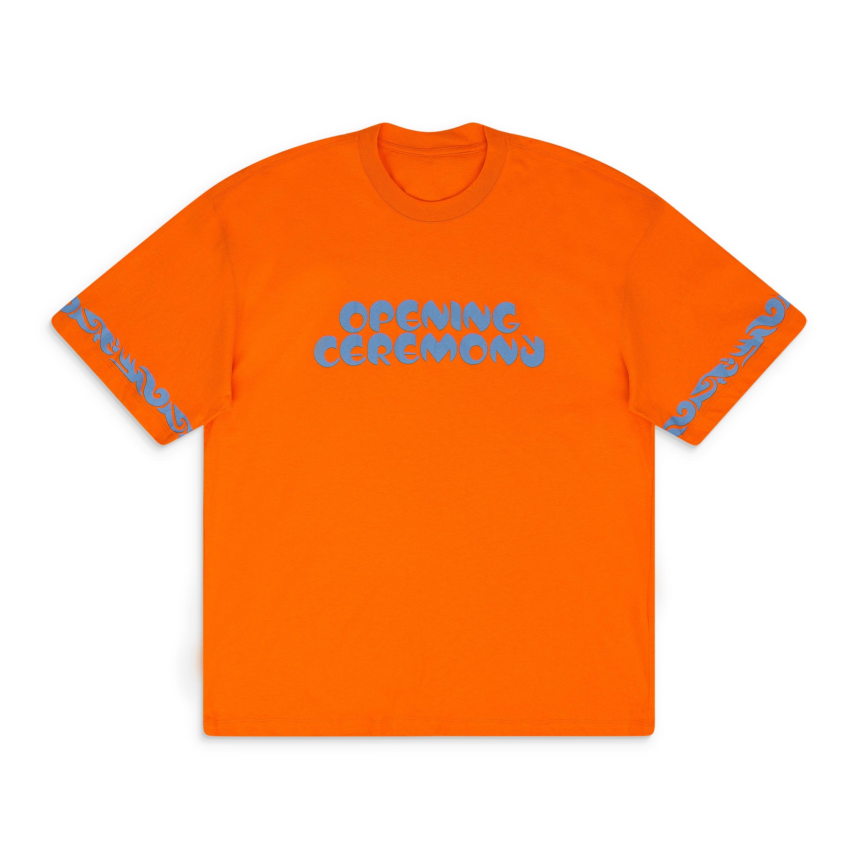 ORANGE OVERSIZED SEASONAL T-SHIRT by OPENING CEREMONY