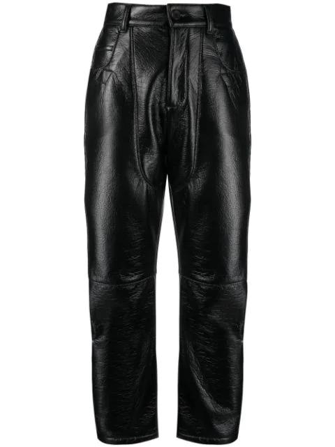 barrel-leg cropped trousers by OPENING CEREMONY
