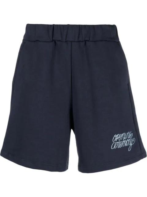 embroidered-logo track pants by OPENING CEREMONY