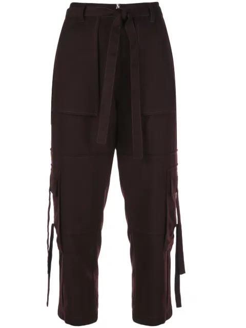 tie-knot trousers by OPENING CEREMONY