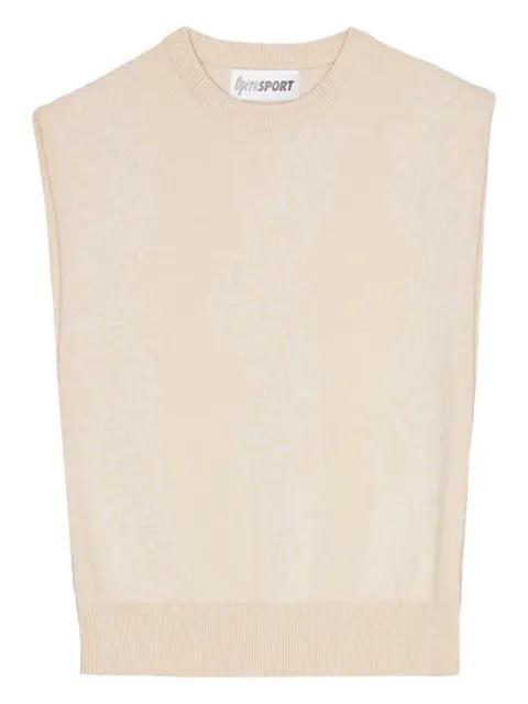 Camille sleeveless knitted vest by OPERASPORT