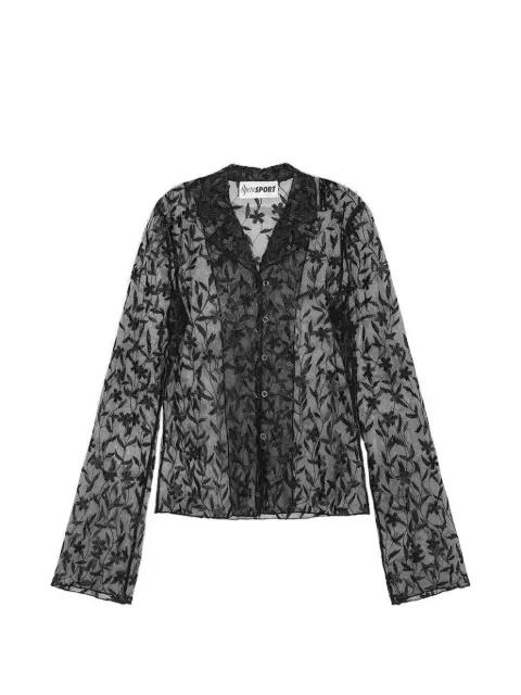 Flora lace V-neck shirt by OPERASPORT
