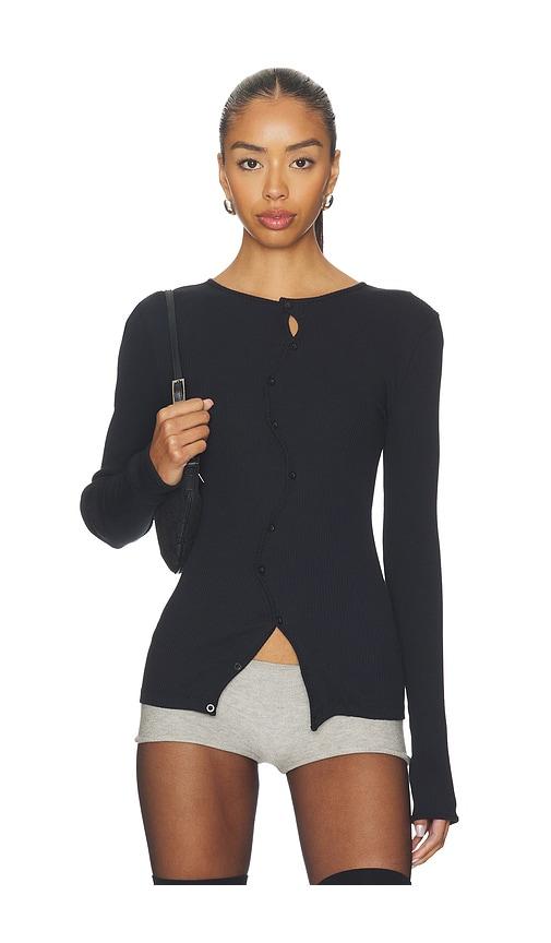 OperaSPORT Claire Seamless Top in Black by OPERASPORT