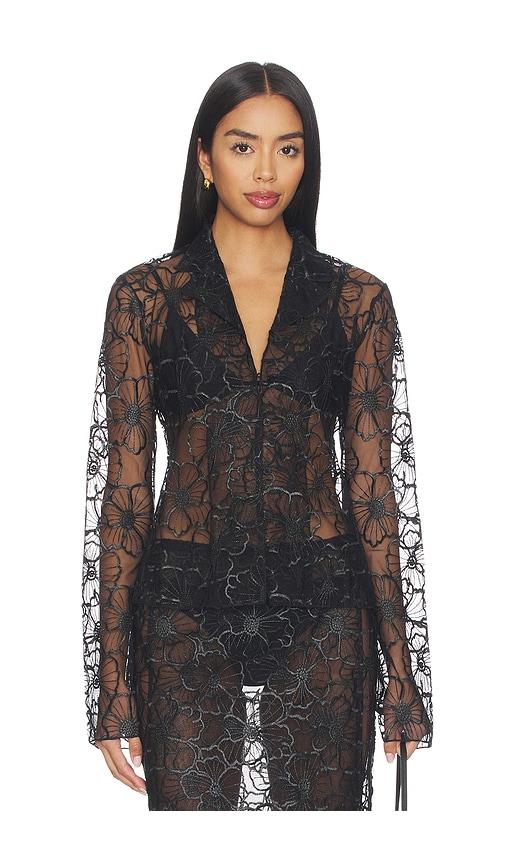 OperaSPORT Flora Shirt in Black by OPERASPORT