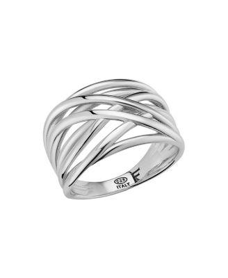 Sterling Silver Lattice Ring by ORADINA