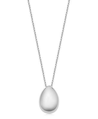 Sterling Silver Reflection Pendant Necklace by ORADINA