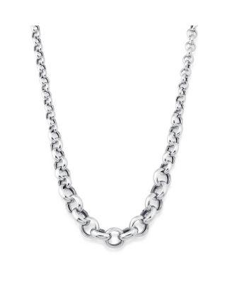 Sterling Silver Roll with it Rolo Necklace by ORADINA