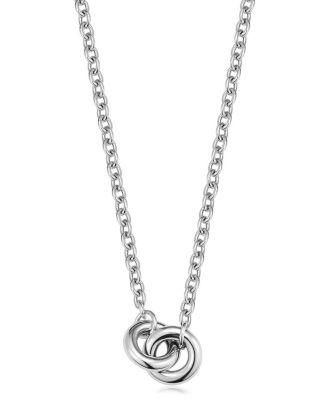 Sterling Silver Together Pendant Necklace by ORADINA