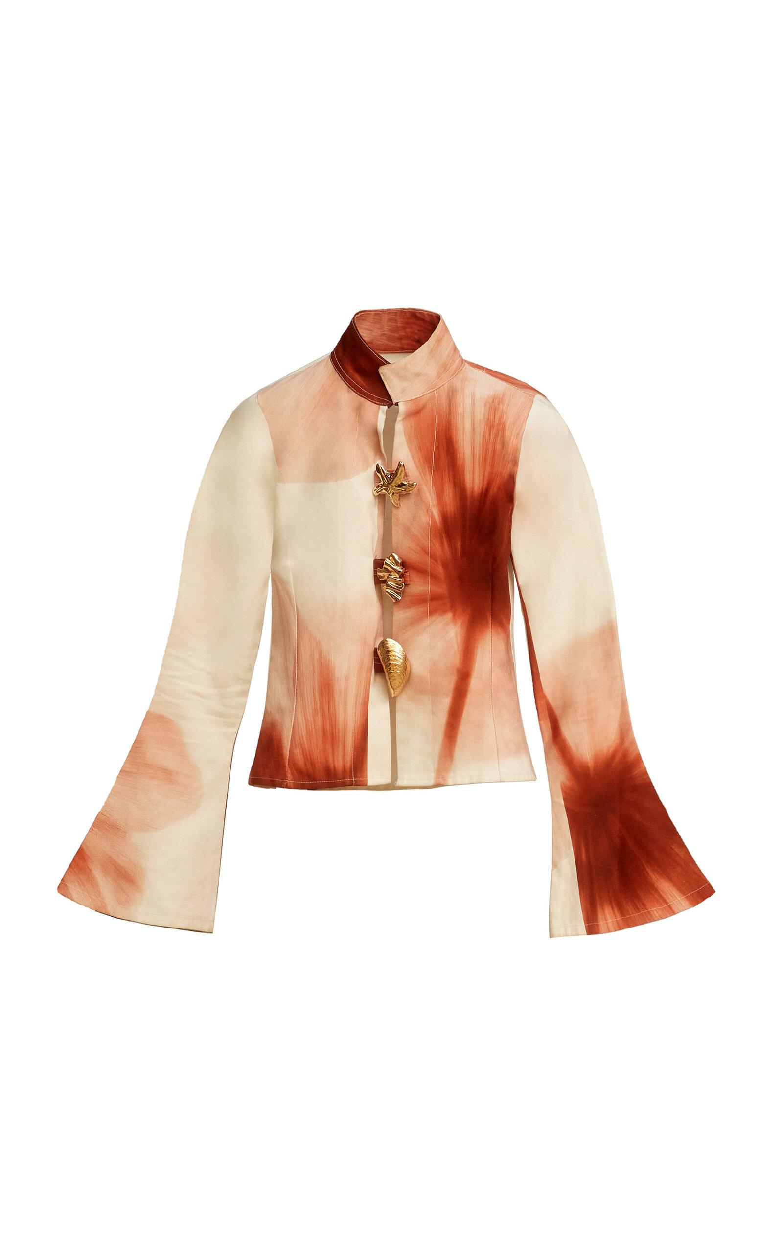 Orange Culture Bloom Floral-Printed Cotton Long-Sleeve Top -oda Operandi by ORANGE CULTURE