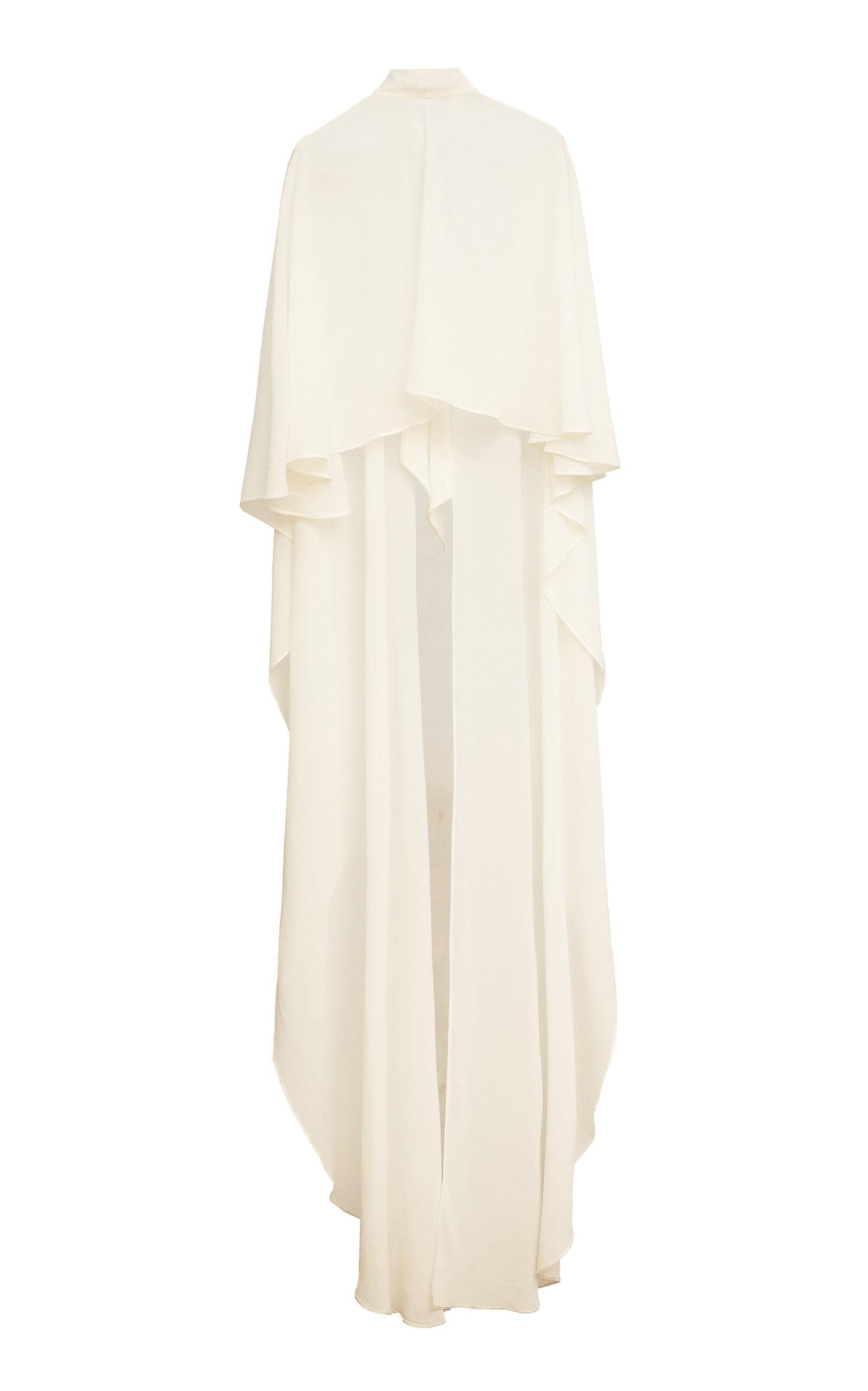 Orange Culture Mother Silk Maxi Dress and Chiffon Cape - Moda Operandi by ORANGE CULTURE