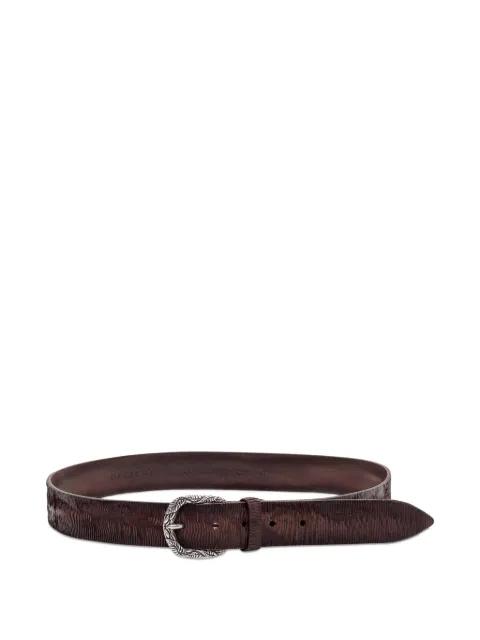 Blade embossed belt by ORCIANI