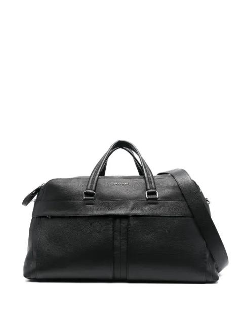 Micron grained leather duffle bag by ORCIANI