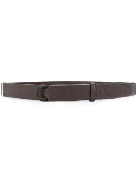 Nobuckle textured belt by ORCIANI