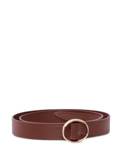 Zanzibar oval-buckle leather belt by ORCIANI