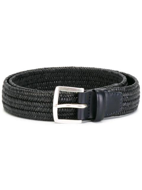 braided leather belt by ORCIANI