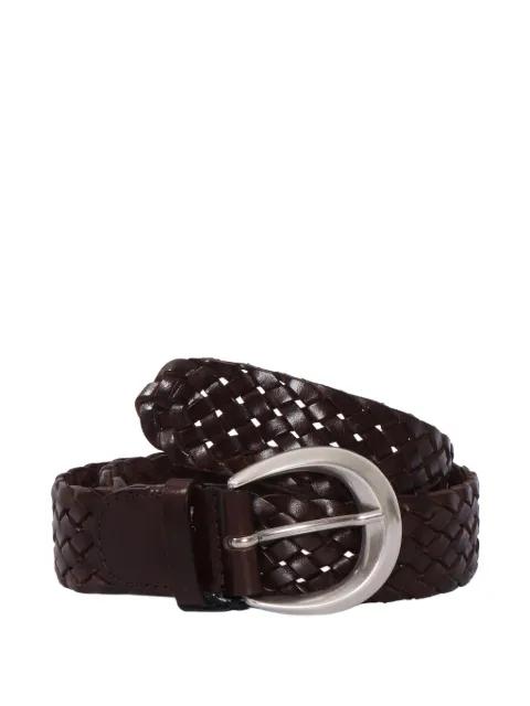 braided leather belt by ORCIANI