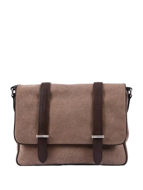 buckle-fastening leather shoulder bag by ORCIANI