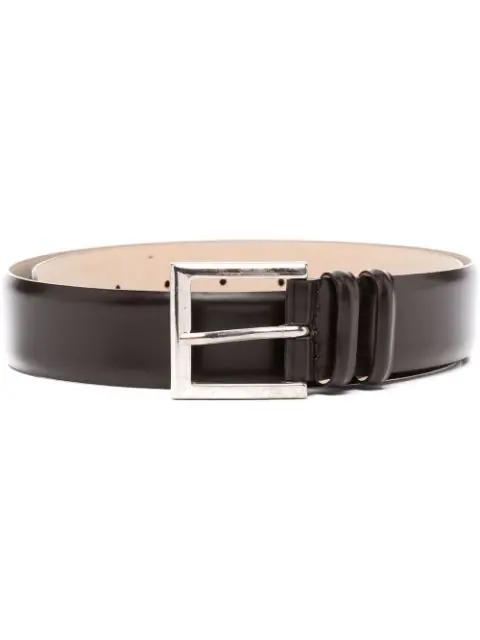 buckled leather belt by ORCIANI