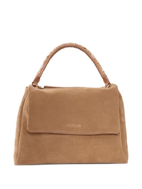 floral-print-handle tote bag by ORCIANI