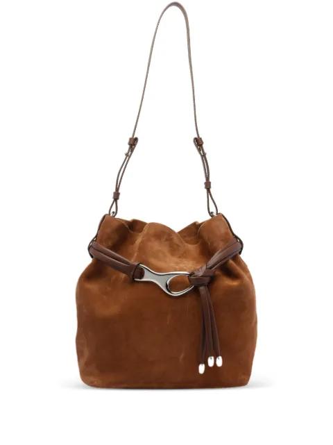 leather bucket bag by ORCIANI