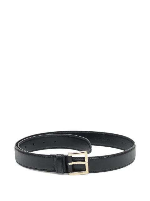 leather buckle belt by ORCIANI