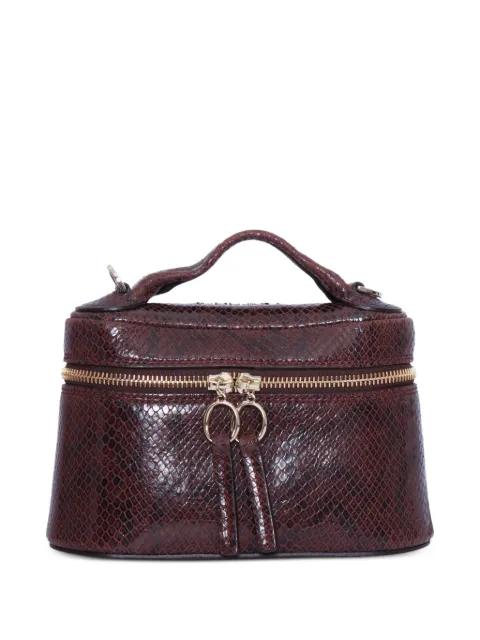 mini Joy Exotic snakeskin-effect  leather tote bag by ORCIANI