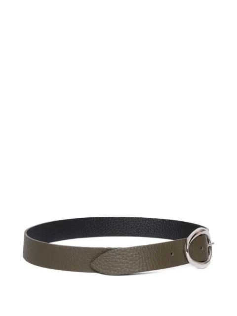 oval-buckle leather belt by ORCIANI