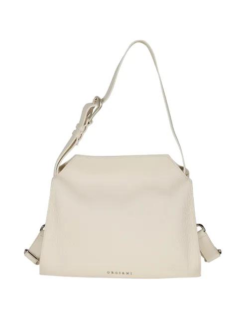 pebbled leather shoulder bag by ORCIANI